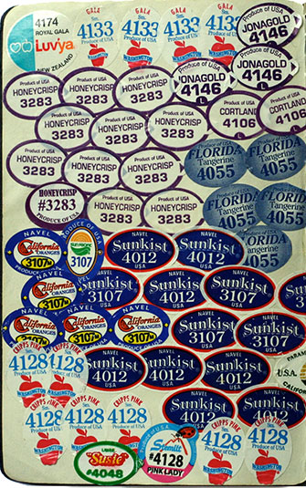 Fruit Stickers Spread 2 A