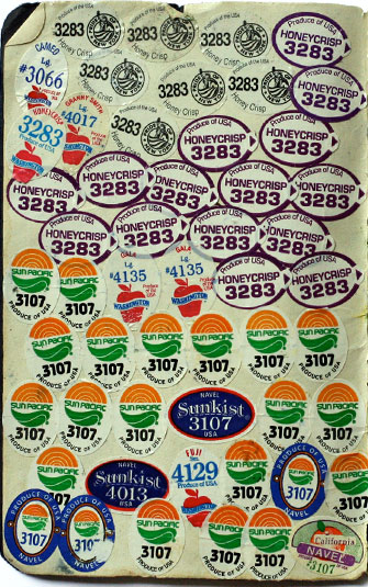 Fruit Stickers Spread 3 A